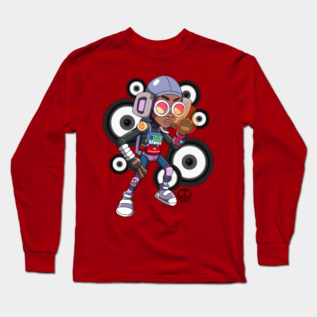 The Kid from 3030! Long Sleeve T-Shirt by IamNinjaD